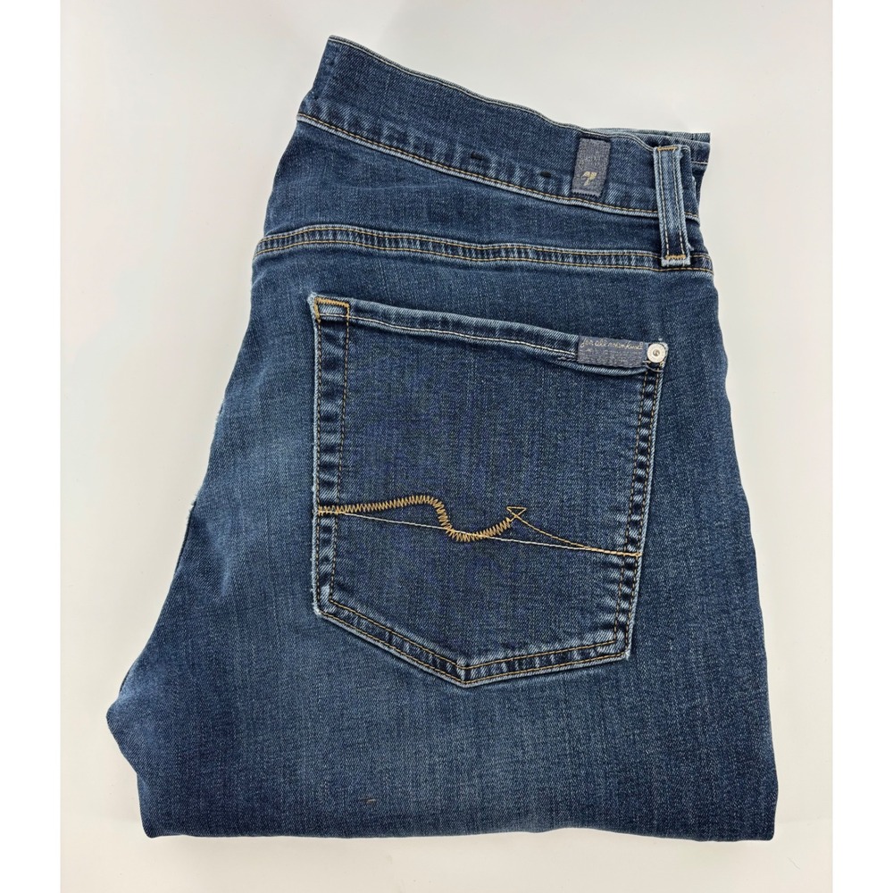 7 For All Mankind Austyn Jeans Men's 32x32 Blue Relaxed Straight Leg
